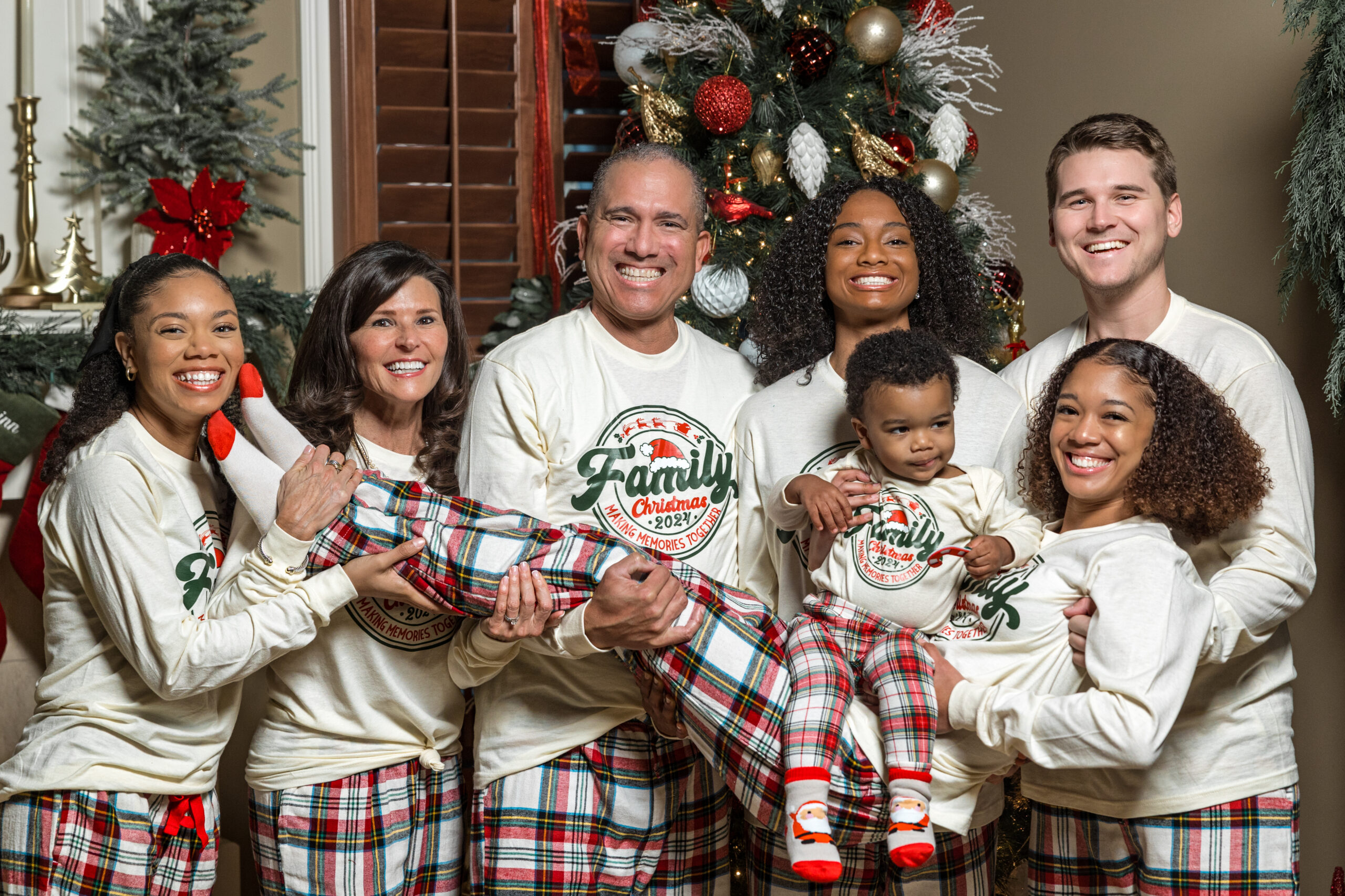 Festive Christmas portraits of Tiffani Hudson captured by Zain Karmali for 24/7 Digital Media. December 2024